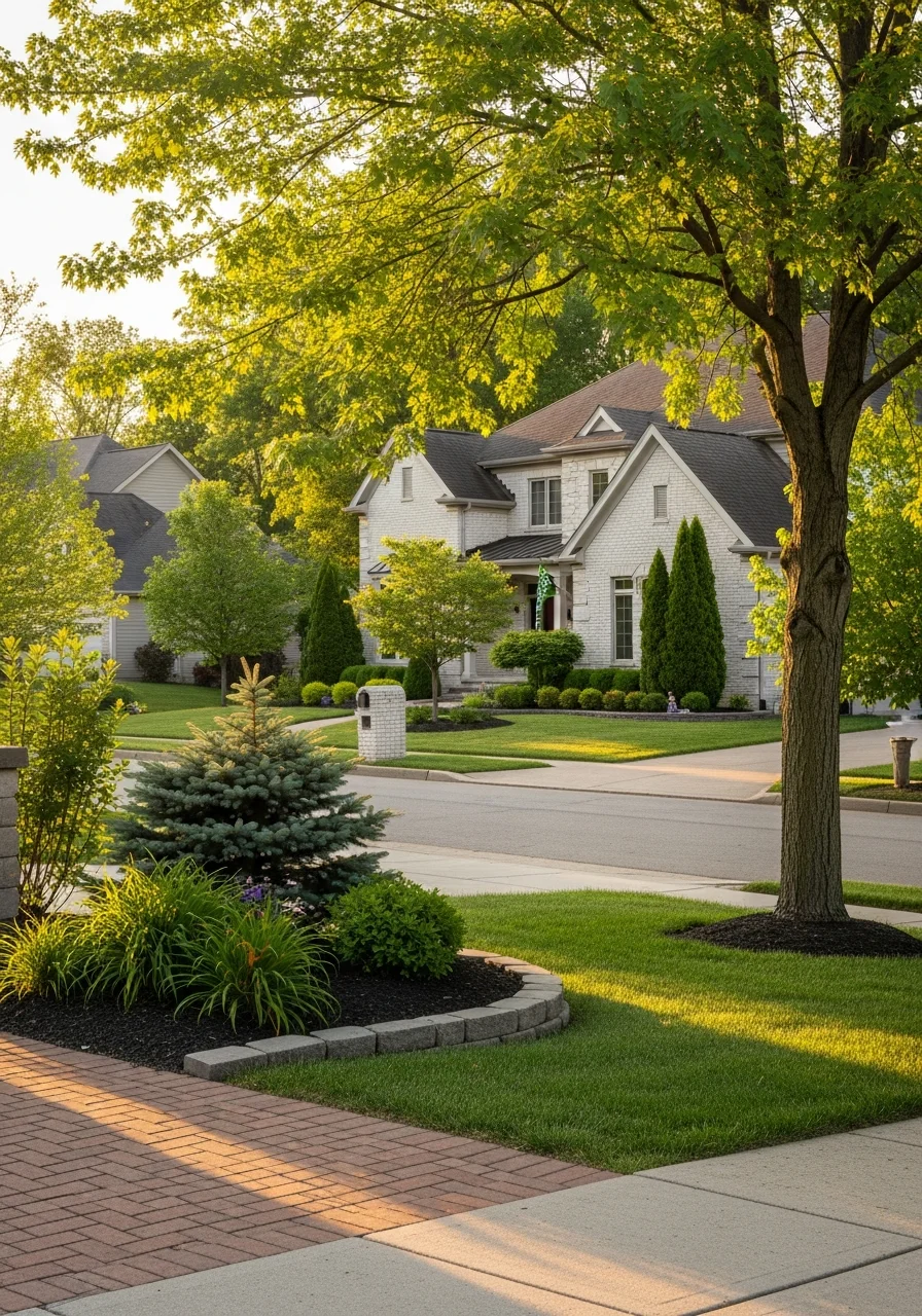 Mason home exterior showing contemporary residential architecture and maintained grounds.