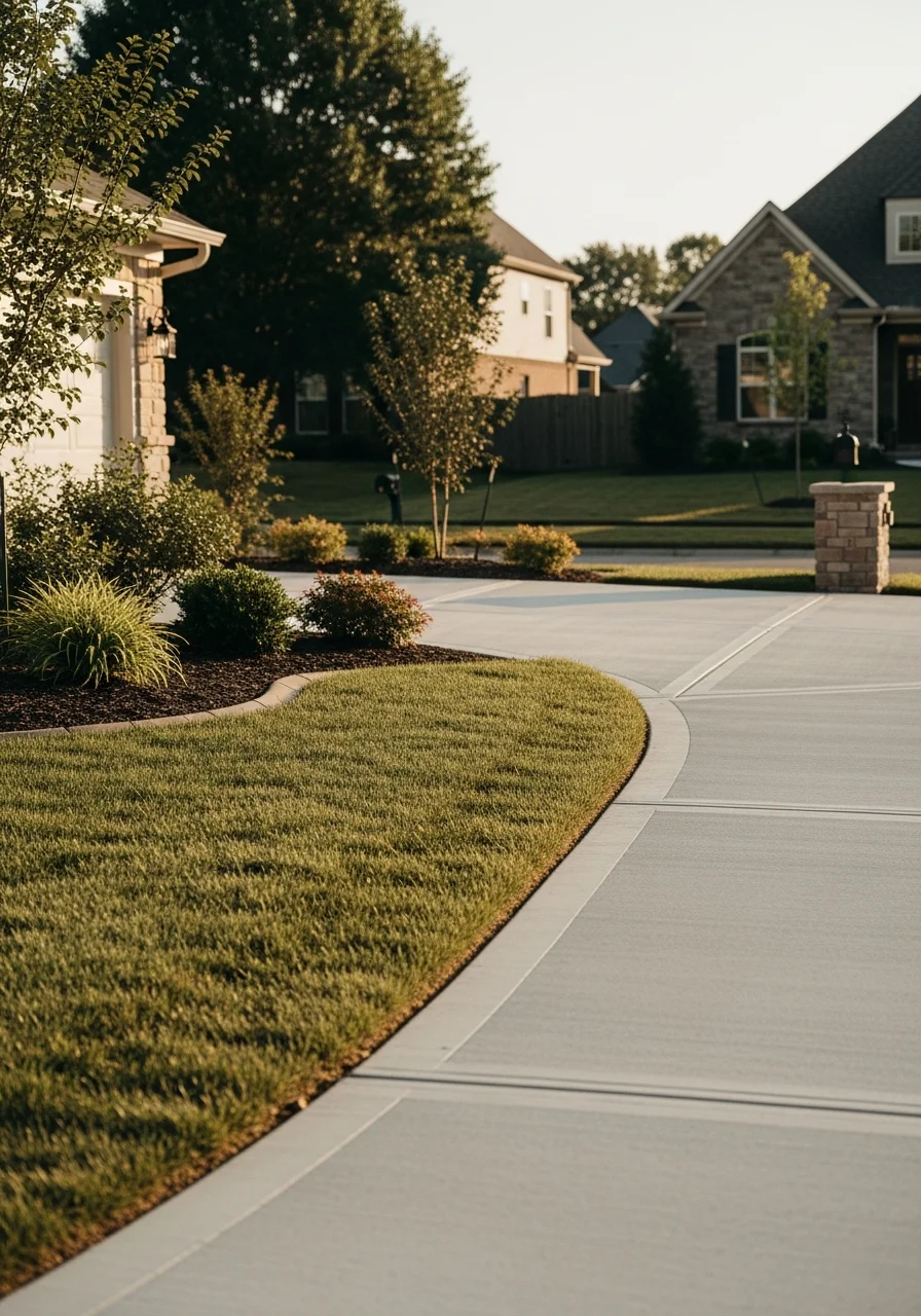 Close-up of a well-maintained residential property with landscaping and driveway in a typical Miami Valley neighborhood.